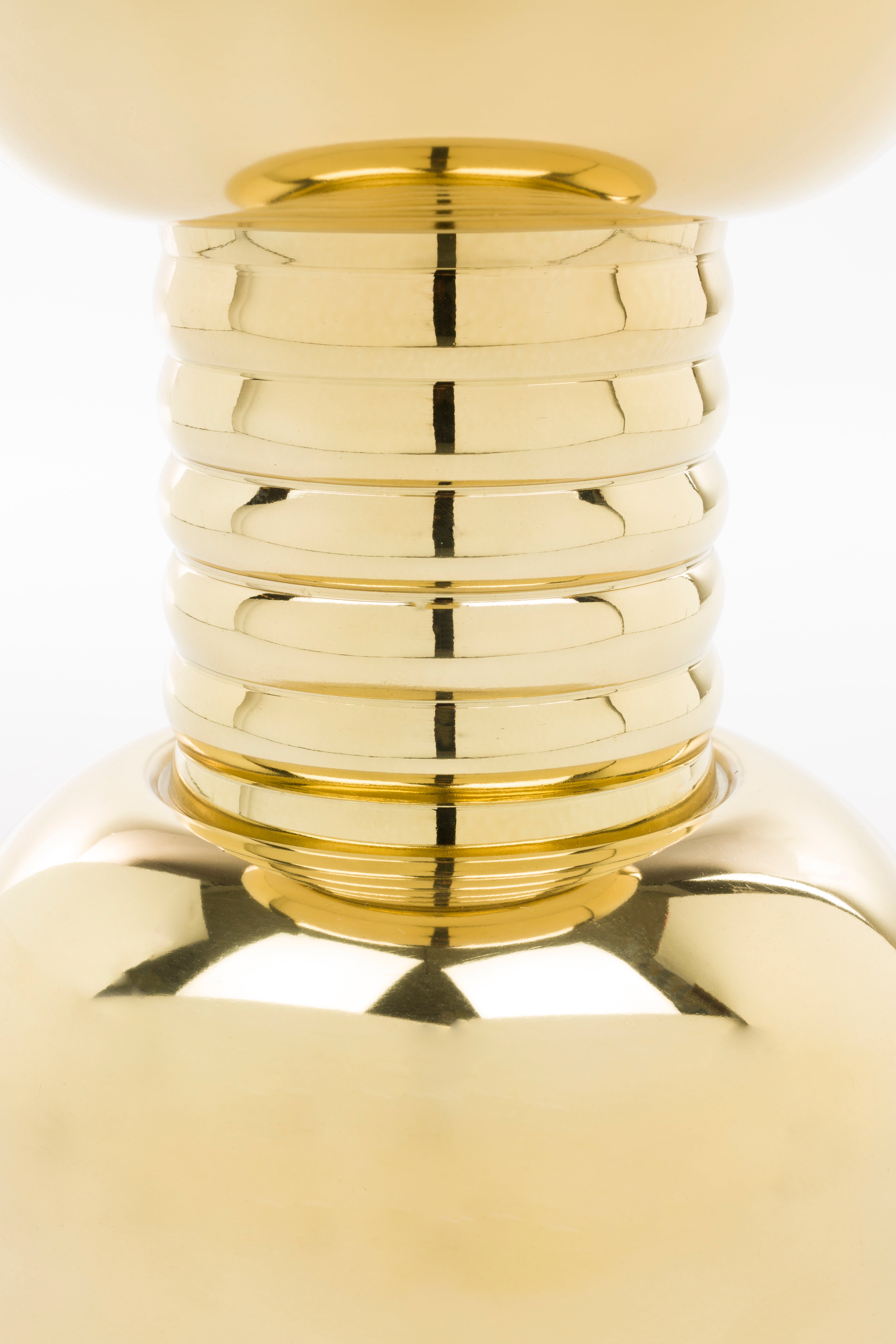 Bold Monkey Gonna Make You Sweat Gold Stool Side Table